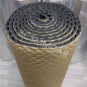50x100cm Car Bonnet Hood Sound Proofing Pad Insulation Deadener Mat Foam Shield - Picture 1 of 6