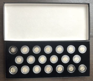 1968-1987 S Roosevelt Dime Proof Set 19 Coin Run Set US Mint Lot NEW In Box - Picture 1 of 9