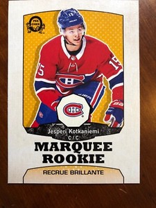 18-19 UD Series 2 Opee Chee Marquee Rookie Retro #623 Jesperi Kotkaniemi