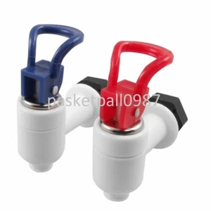 2 piezas rojo azul blanco grifo plástico grifo dispensador de bebidas - Imagen 1 de 2