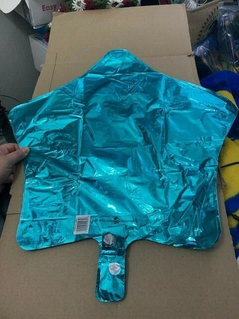 US Balloon Company Teal Star Foil Balloon 20" New!!! - Image 1 of 1