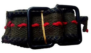 Damen-Stoffgürtel 93 cm, olivfarben - Bild 1 von 2