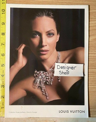 LOUIS VUITTON（LV） Collane Christy Turlington per Louis Vuitton STAMPA CARTA PUBBLICITÀ