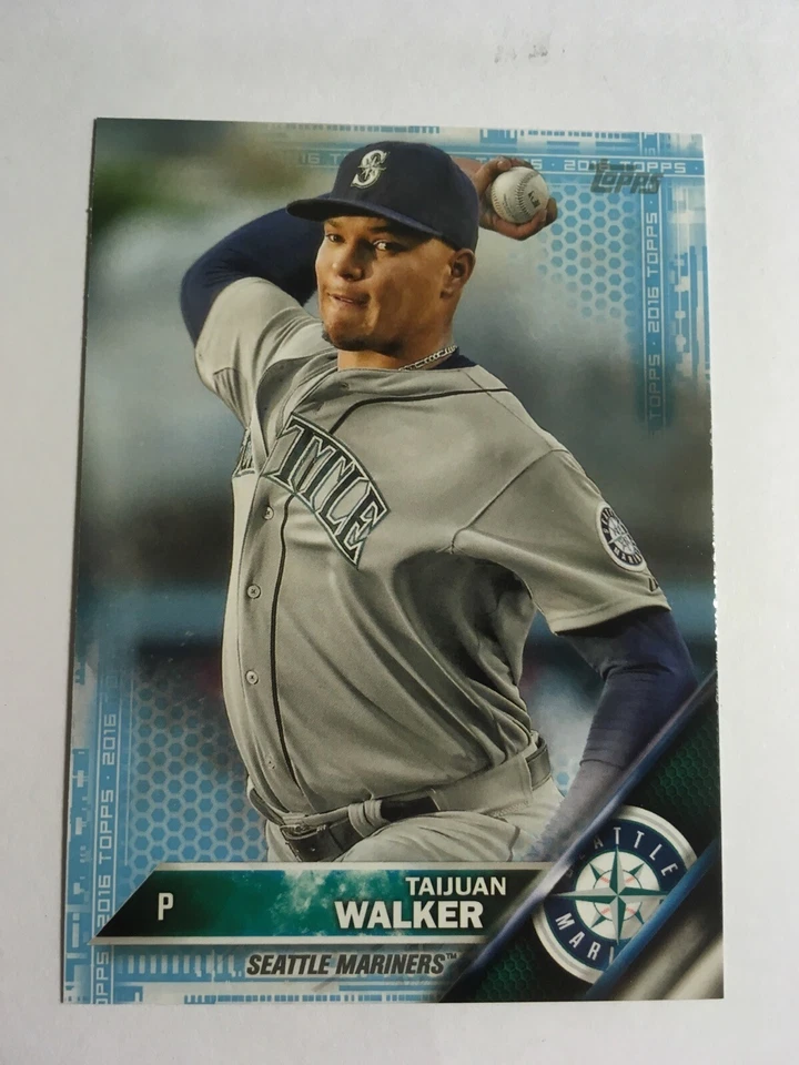 2016 Topps Mini Blue Parallel Taijuan Walker Mariners 99 #'d /10 Rare Low S&H - Image 1 of 1