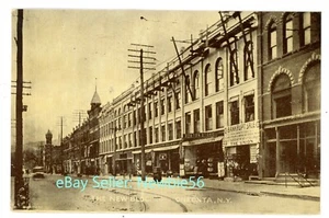 Oneonta NY - CONSTRUCCIÓN DE NUEVO BLOQUE - TIENDA BOSTON - Postal - Imagen 1 de 2
