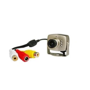 Boxed kleine Mini CCTV Farbkamera mit Audio & IR Nachtsicht ein Set - Bild 1 von 2