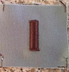 US AIR FORCE SUBDUED FLIGHT SUIT RANK INSIGNIA USAF Second Lieutenant 2nd Lt ABU - Picture 1 of 2
