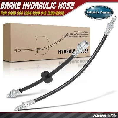 2x Manguera hidráulica de freno trasero izquierdo y derecho para Saab 900 1994-1998 9-3 1999-2002 Foto 1 de 4