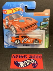 2020 Hot Wheels - MAZDA RX-7 130/250 Speed Blur 5/5 SHORT CARD 78KH5