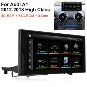 Android 12 Car GPS Dash Screen Wireless Carplay For Audi A1 2012-2018 High Class - Picture 1 of 12