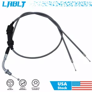 LABLT Throttle Cable For Honda CB175 CB200 CB200T CB160 CL175 Gray 17910-236-000 - Foto 1 di 6
