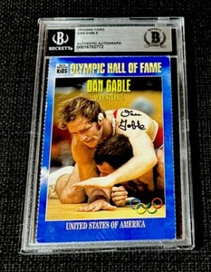 DAN GABLE RARE AUTO SPORTS ILLUSTRATED FOR KIDS SI USA OLYMPIC BAS AUTHENTIC - Picture 1 of 2