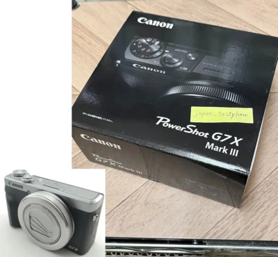 Canon PowerShot G7 X Mark III Digital Camera - Silver New English menu - Image 1 of 4