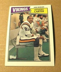 Anthony Carter Minnesota Vikings 1987 Topps # 202 - Picture 1 of 1