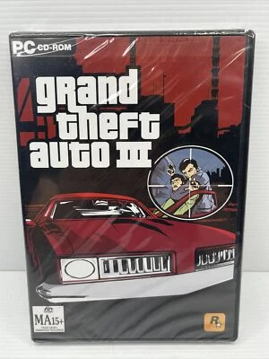 BRAND NEW & SEALED - Grand Theft Auto III 3 PC CD-Rom Game AUS ROCKSTAR - Image 1 of 4