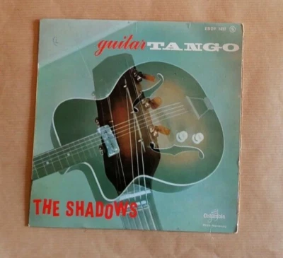 THE SHADOWS : Guitar Tango 7"  EP 1962 France Columbia ESDF 1437 Photo Maubourg - Photo 1/2