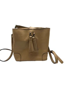 Bolso bandolera PATRICIA NASH *Chaumont* Cuero Arena Manija Superior - Nuevo con etiquetas- - Imagen 1 de 5