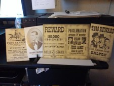 5 Vintage Postcards, Excellent Condition by Harry Rogers ...Most Wanted 