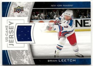 Brian Leetch  13/14 Upper Deck  EGJ-BL  UD Game Jersey