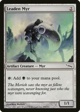 1X Leaden Myr Mirrodin NM/EX MTG CARD