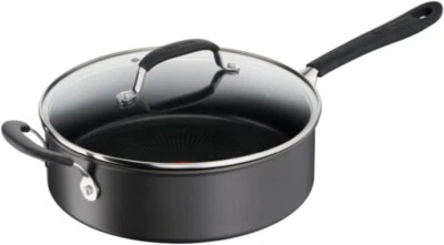 Tefal 26cm Induktion Sauté Pfanne Mit Glasdeckel - Bild 1 von 3
