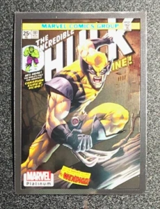2023 Upper Deck Marvel Platinum #W187 🔥 WOLVERINE COVER VARIANT 🔥 - Bild 1 von 2