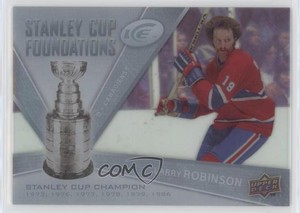 2008-09 Upper Deck Ice Stanley Cup Foundations Larry Robinson #SCF-LR HOF