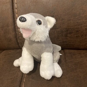 Unipak baby wolf cub Plush beanie stuffed animal - Picture 1 of 2