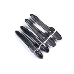 Cubierta de manija de puerta exterior de fibra de carbono real para Maserati Ghibli 2014-2018 - Imagen 1 de 6