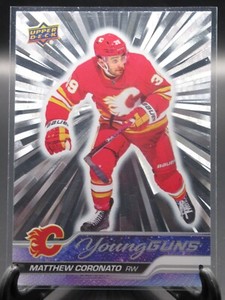 2023-24 Upper Deck Series 1 Young Guns Matthew Coronato SILVER OUTBURST RC #201