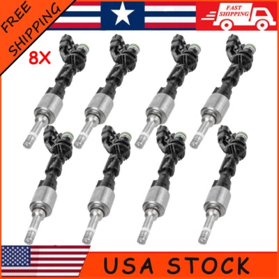 Set of 8 Fuel Injector For Land Rover LR4 Range Rover Sport for Jaguar XF XJ XKR - Image 1 of 4