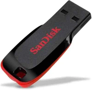 SanDisk Cruzer Blade USB 16GB 2.0 Flash Drive Memory Stick - Afbeelding 1 van 2