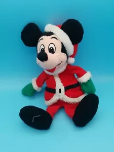 HDisney Store Mickey Mouse como Santa Claus Mini Bolsa de Frijoles Set - Imagen 1 de 1