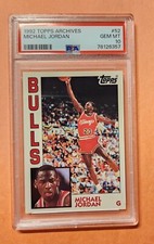 Michael Jordan 1992-93 Topps Archives Basketball Card #52 PSA 10