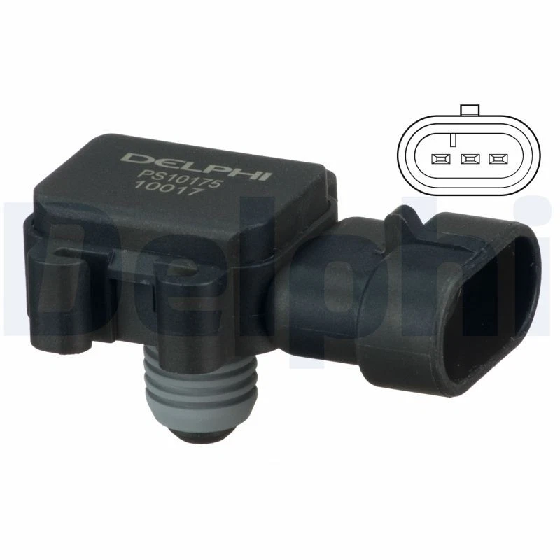 PS10175 DELPHI Sensor, intake manifold pressure for NISSAN,OPEL,RENAULT,VAUXHALL - Image 1 of 1