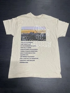 Camiseta Clásica Talla Mediana On The Low City Of Angels Estampado Gráfico - Imagen 1 de 6