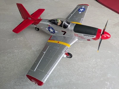 P51 Mustang RC-Modellflugzeug RTF NEU OVP Brushless LiPo Gyro inkl. Sender EPO - Bild 1 von 4