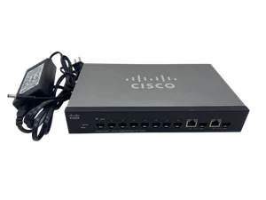 Conmutador administrado Cisco SG300-10SFP-K9 10 puertos Gigabit Ethernet USADO - Imagen 1 de 3