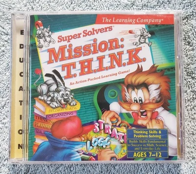 Super Solvers Mission Think (1997) CD-ROM The Learning Company Games - Image 1 of 2