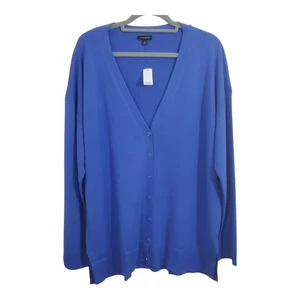 Cárdigan Talbots Suéter Ligero Azul Nuevo con Etiquetas Talla XL Negocios Informal Capas - Imagen 1 de 10
