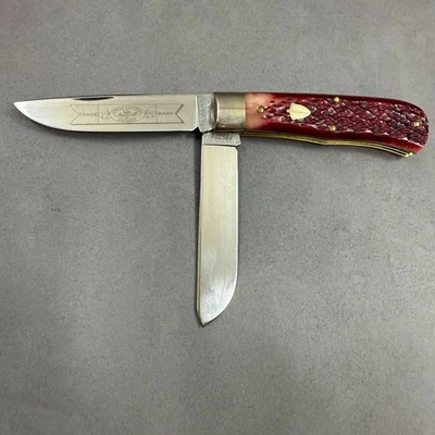 Great Eastern Cutlery Knife Red Wine Jig Bone 2 Blade Folding Display 1 of 33 - Image 1 of 4