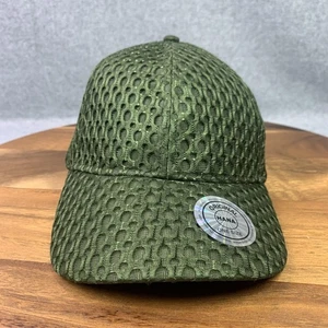 HANA Cappello Berretto Strap Back Uomo OS Verde Oliva Maglia Traspirante Leggero Pezzo Maglia Esercito - Foto 1 di 14