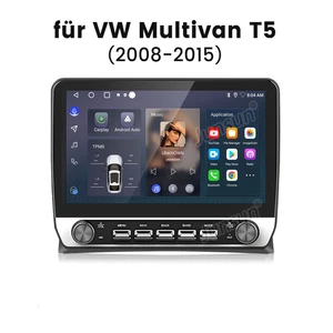 Radio de coche para VW Multivan T5 2008-2015 6+128 GB Android 14 Navi Carplay DAB+ DSP - Imagen 1 de 15