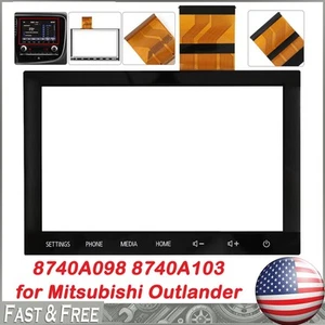 Radio táctil digitalizador de vidrio de 8" para Mitsubishi Outlander 8740A098 8740A103 - Imagen 1 de 7