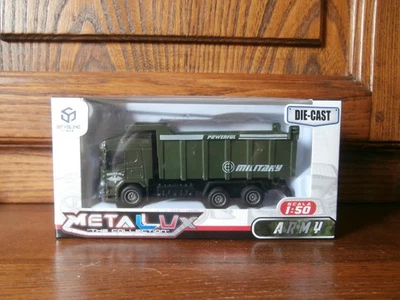 CAMION  MAN BENNE MILITAIRE die cast METALLUX 1/50 - Photo 1/4