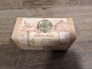 New Michel Design Works Goats Milk Shea Butter Bar Soap Made In England - Picture 1 of 2