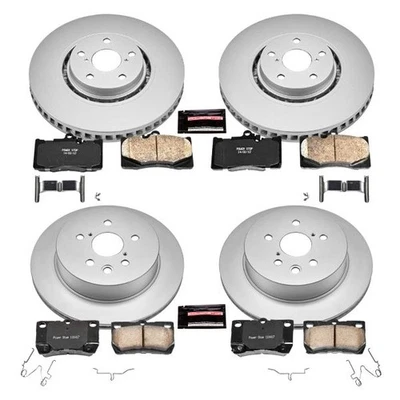 PowerStop CRK4071 Brake Kit For Lexus GS350 2007-2011 Front Rear Foto 1 de 4