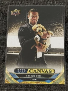 2024-25 Upper Deck Series 1 UD Canvas Charlie Coyle + Dog #C-52 - Picture 1 of 1