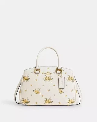 NWT Coach Floral Savannah Small Cossbody Carryall $498 - Image 1 of 4