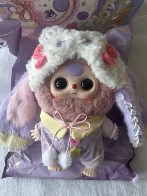 New 400% Baby Three Cureplaneta Sweet Dreams Purple Bunny - Image 1 of 4